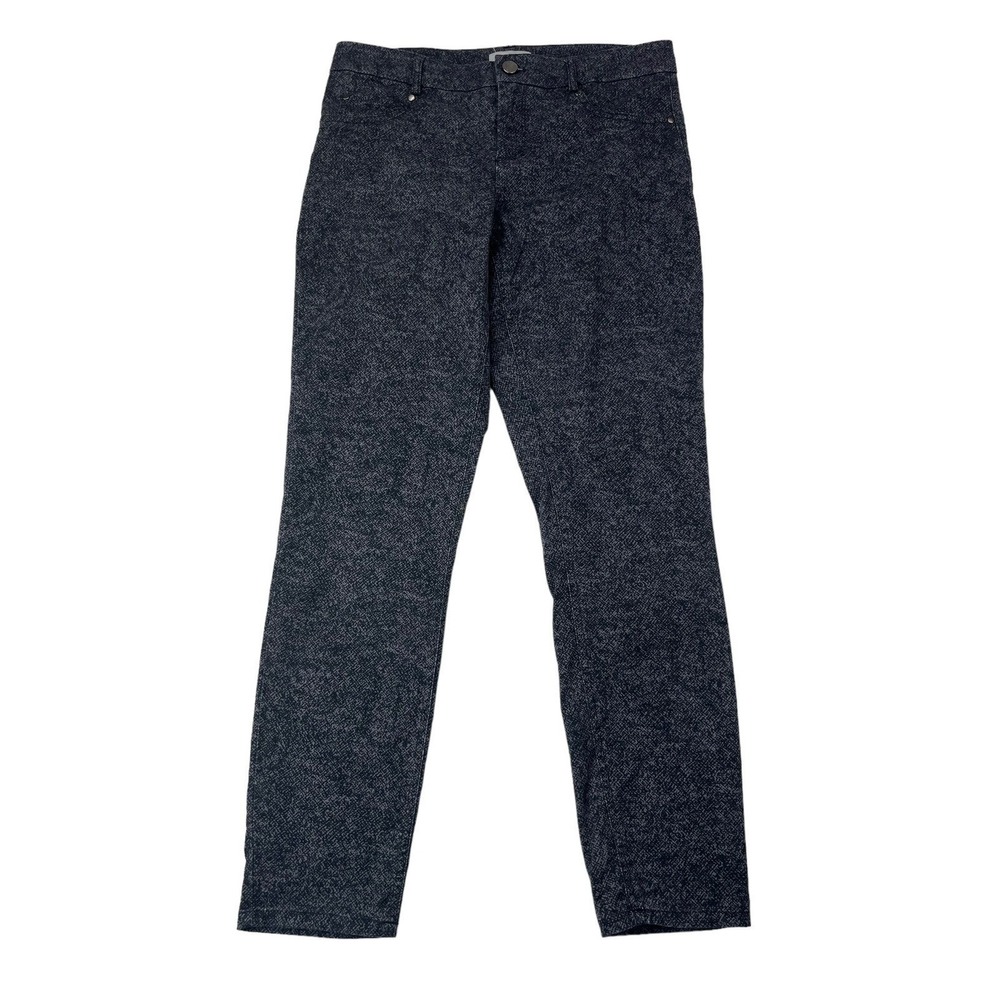 DKNY Womens Size 6 Geometrical Print Stretch Mid-Rise Ankle Pants 30"Wx 28"Ins.